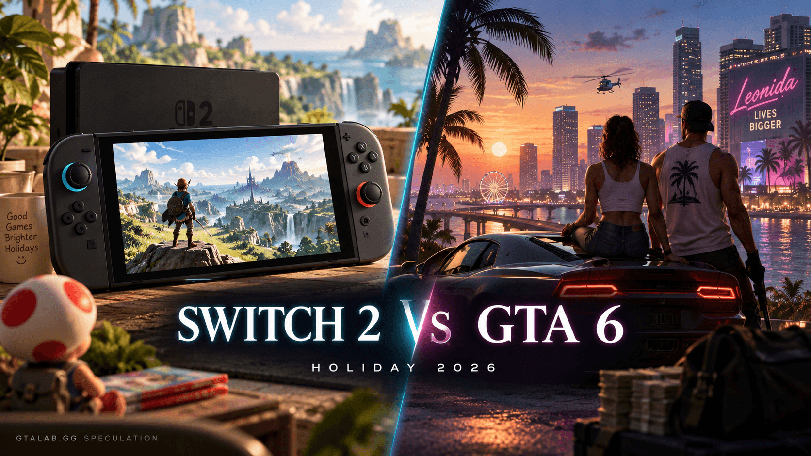 Nintendo Switch 2 vs GTA 6: 2026년 홀리데이 시즌, 누가 승리할까?