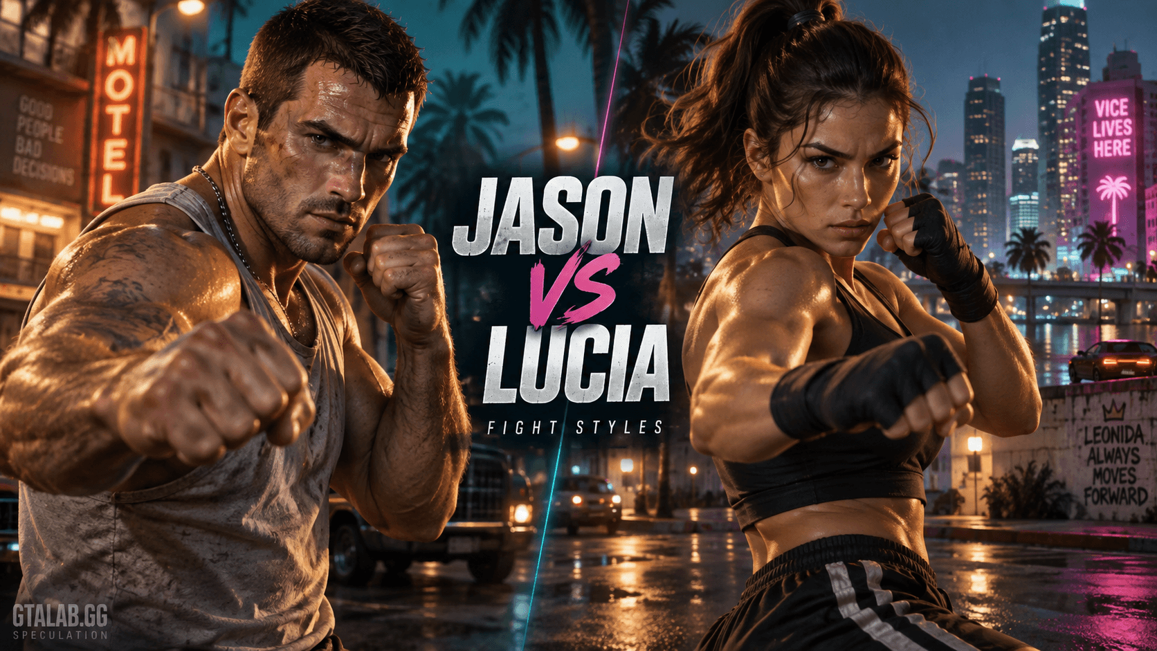 GTA 6 Jason 근접전 vs Lucia: 전투 스타일의 차이점