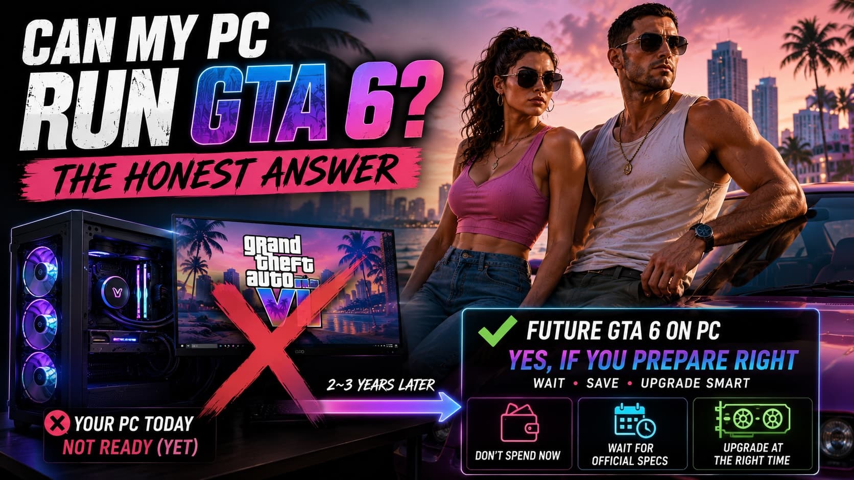 ¿Puede mi PC ejecutar GTA 6? La respuesta honesta (2026)