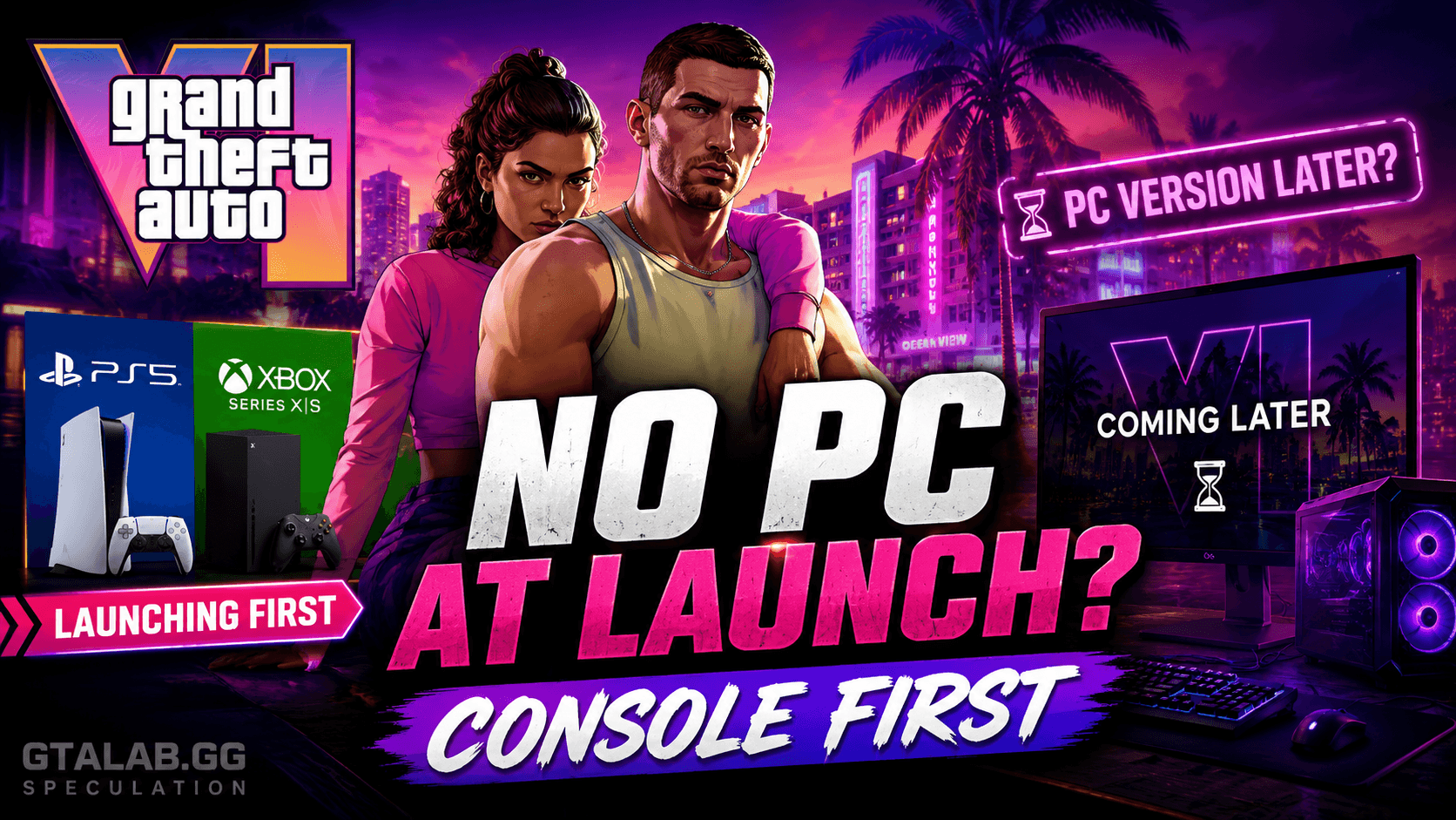 No GTA 6 PC Version at Launch: Take-Two Says Console Players Come Firs