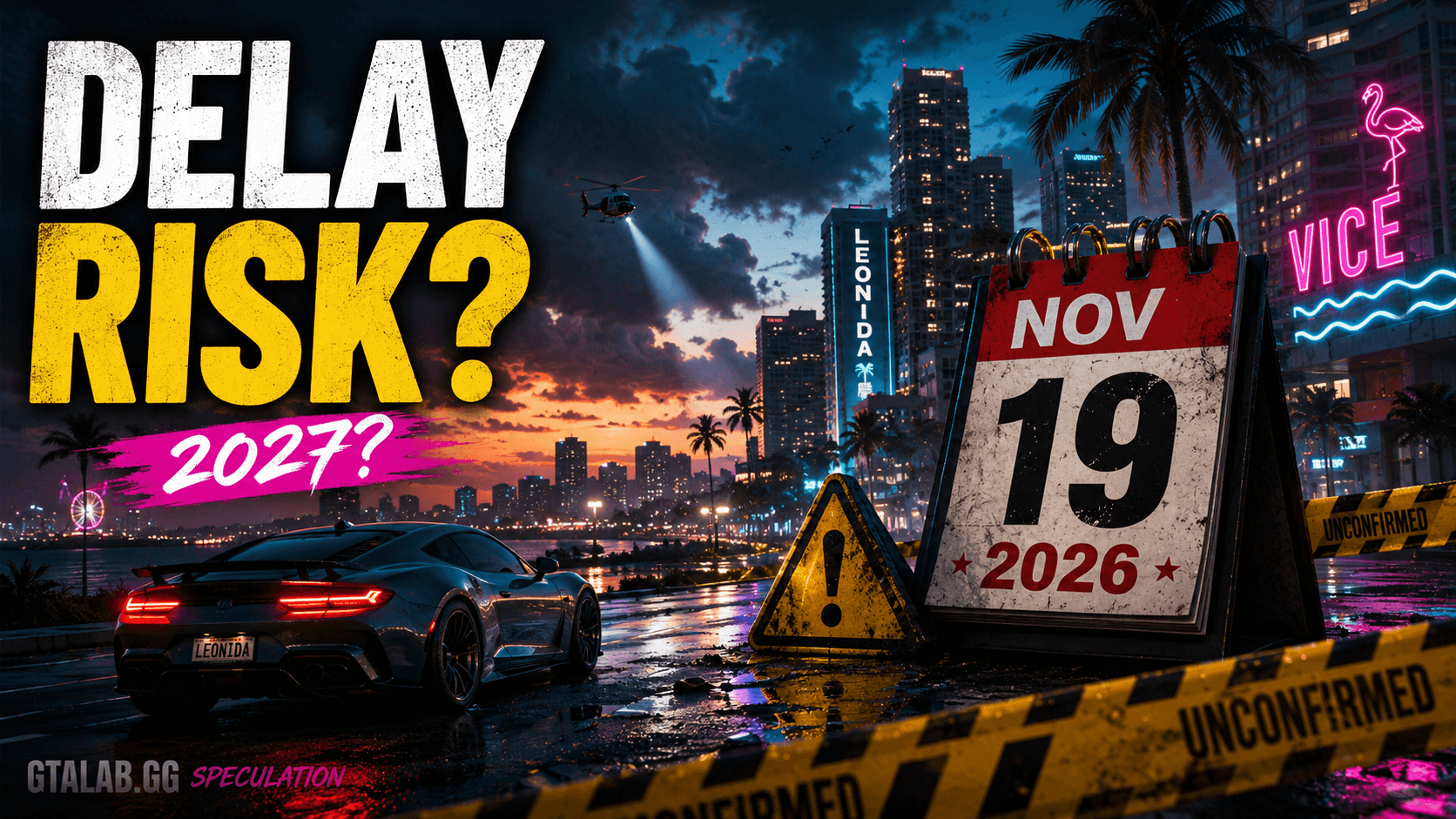 Riesgo de Retraso en GTA 6: Exdesarrollador de Rockstar Advierte que un Desplazamiento de Seis Meses Aún es Posible