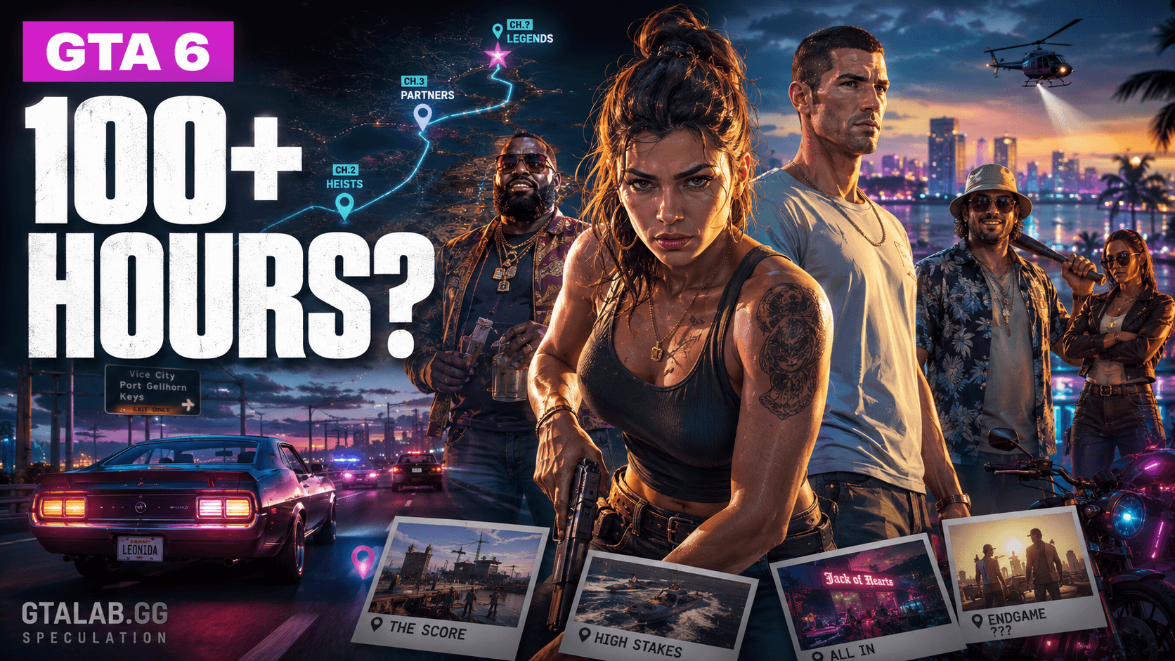 GTA 6 ストーリー長: 100時間以上は長すぎるのか?(2026)