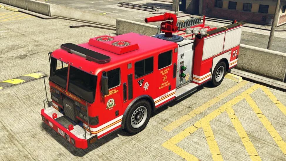 Fire Truck - Emergency image 1 of 2 in GTA 6